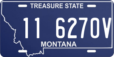 MT license plate 116270V