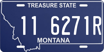 MT license plate 116271R