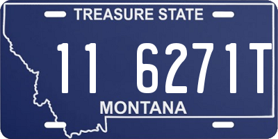 MT license plate 116271T