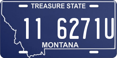MT license plate 116271U