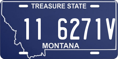 MT license plate 116271V