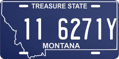 MT license plate 116271Y