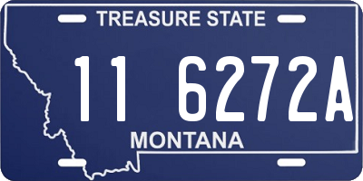 MT license plate 116272A