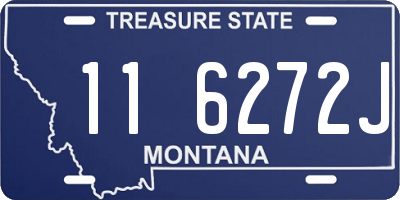 MT license plate 116272J