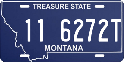 MT license plate 116272T