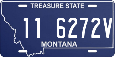 MT license plate 116272V