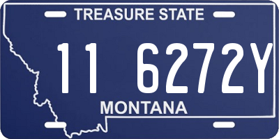MT license plate 116272Y
