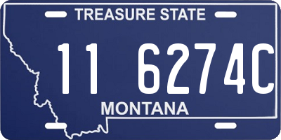 MT license plate 116274C