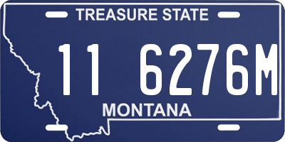 MT license plate 116276M