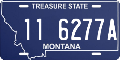 MT license plate 116277A