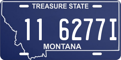 MT license plate 116277I
