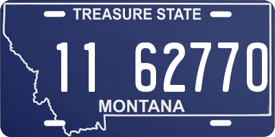 MT license plate 116277O