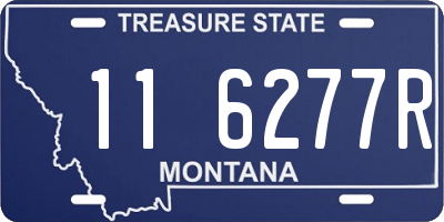MT license plate 116277R