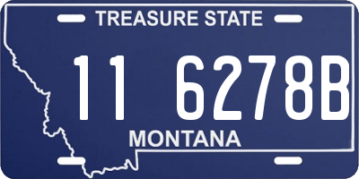 MT license plate 116278B