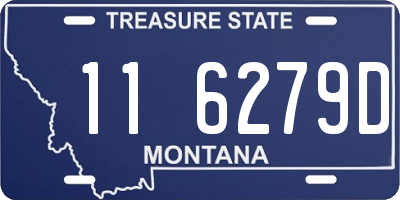 MT license plate 116279D