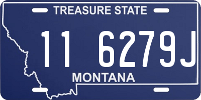 MT license plate 116279J