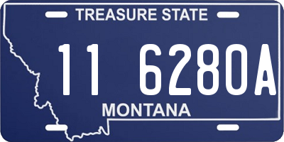 MT license plate 116280A