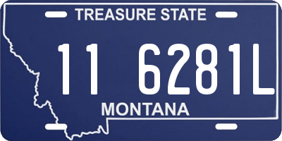 MT license plate 116281L