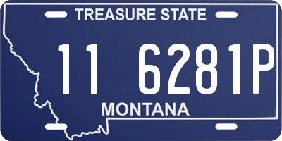 MT license plate 116281P