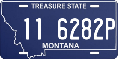 MT license plate 116282P