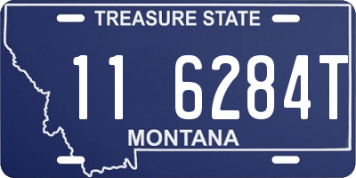 MT license plate 116284T