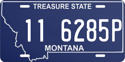 MT license plate 116285P