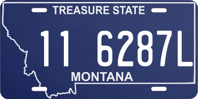 MT license plate 116287L