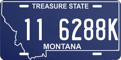 MT license plate 116288K