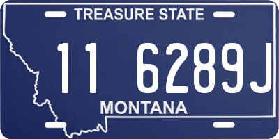 MT license plate 116289J