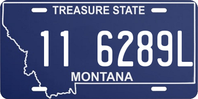 MT license plate 116289L