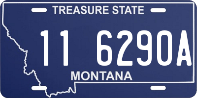 MT license plate 116290A