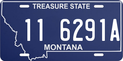 MT license plate 116291A