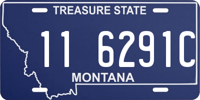 MT license plate 116291C