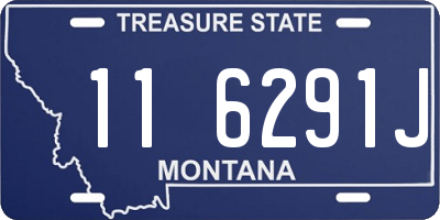 MT license plate 116291J
