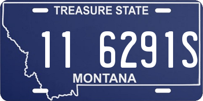 MT license plate 116291S