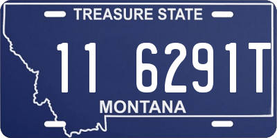 MT license plate 116291T