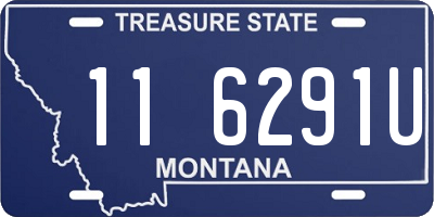 MT license plate 116291U