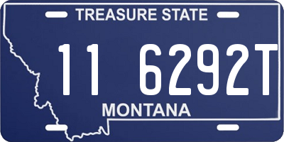 MT license plate 116292T