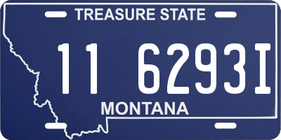 MT license plate 116293I