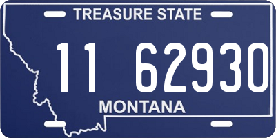 MT license plate 116293O