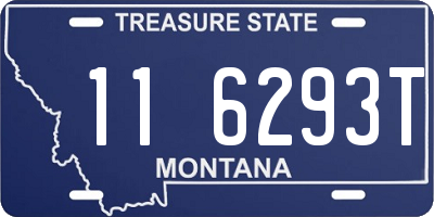 MT license plate 116293T
