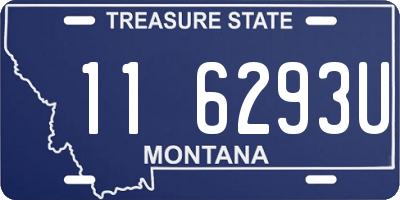 MT license plate 116293U