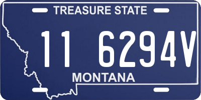 MT license plate 116294V