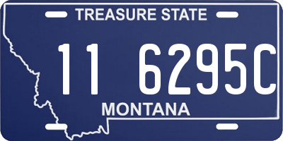 MT license plate 116295C