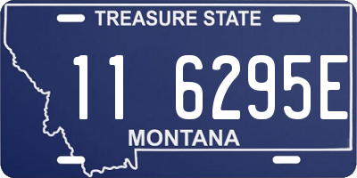 MT license plate 116295E
