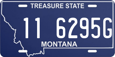MT license plate 116295G