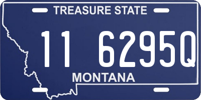 MT license plate 116295Q
