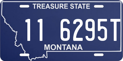 MT license plate 116295T