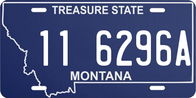 MT license plate 116296A