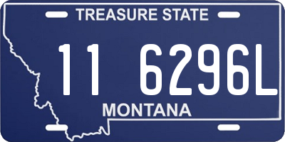 MT license plate 116296L